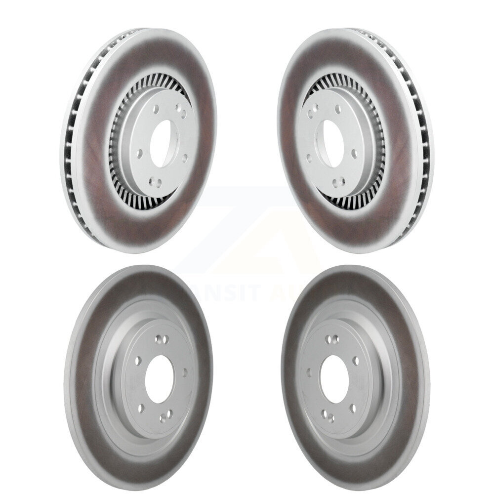Front Rear Coated Disc Brake Rotors Kit For 2022-2023 Kia Carnival KG-101915