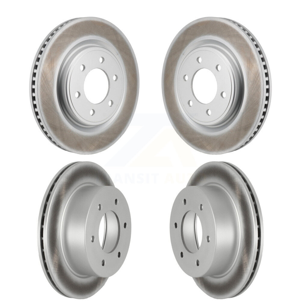 Front Rear Coated Disc Brake Rotors Kit For 2022-2024 Ford Bronco 3.0L KG-101924