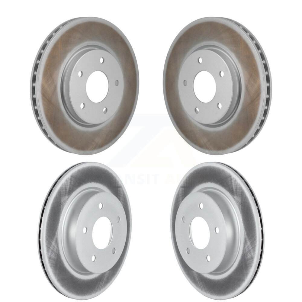Front Rear Coated Disc Brake Rotors Kit For Nissan Rogue KG-101925