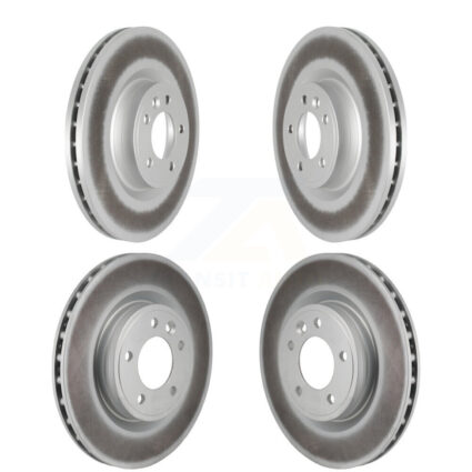 Front Rear Coat Brake Rotors Kit For 2020 Land Rover Range With 363mm Diameter Rotor KG-101930