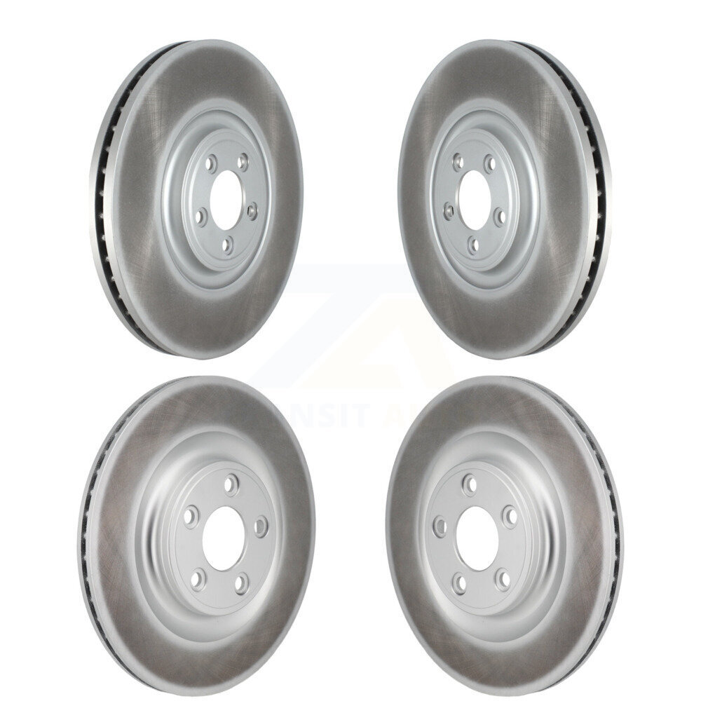 Front Rear Coated Disc Brake Rotors Kit For Jaguar XJ KG-101933