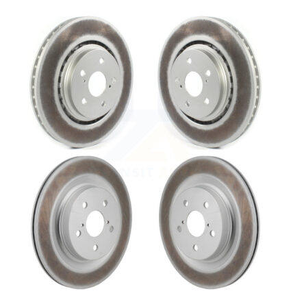 Front Rear Coated Disc Brake Rotors Kit For Lexus NX350h NX350 NX250 Toyota Crown KG-101944