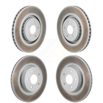 Front Rear Coated Brake Rotor Kit For Mitsubishi Outlander Nissan Pathfinder INFINITI QX60 KG-101948