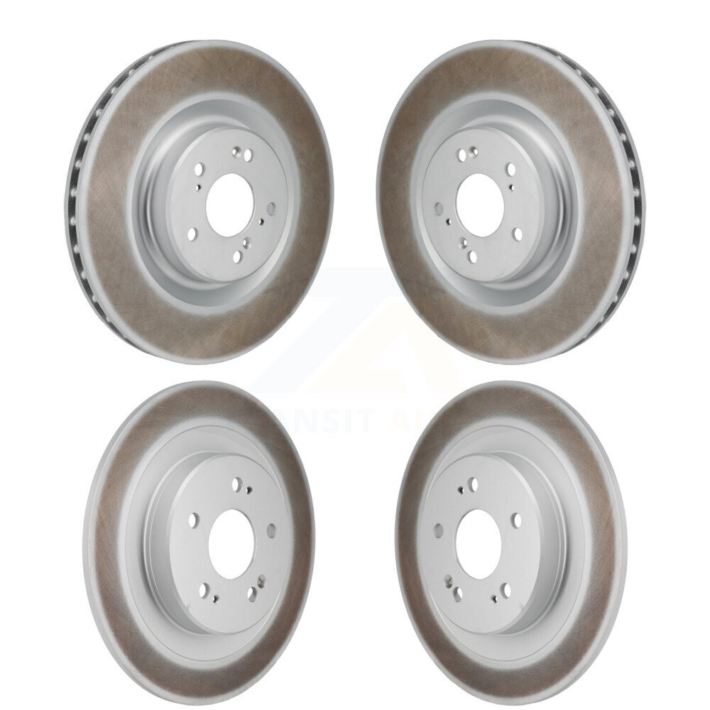 Front Rear Coated Disc Brake Rotors Kit For 2021-2023 Acura TLX 3.0L KG-101949