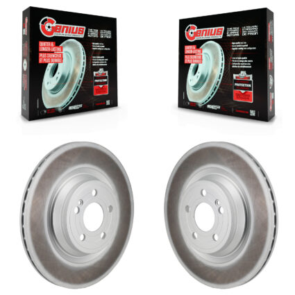Rear Coat Brake Rotor Pair For Mercedes-Benz GLE450 GLE350 GLS450 GLE53 AMG GLS580 GLE63 S KG-102002