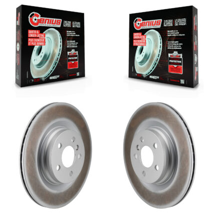 Rear Coat Disc Brake Rotors Pair For Mini Cooper Countryman BMW X2 M235i xDrive Gran Coupe KG-102004