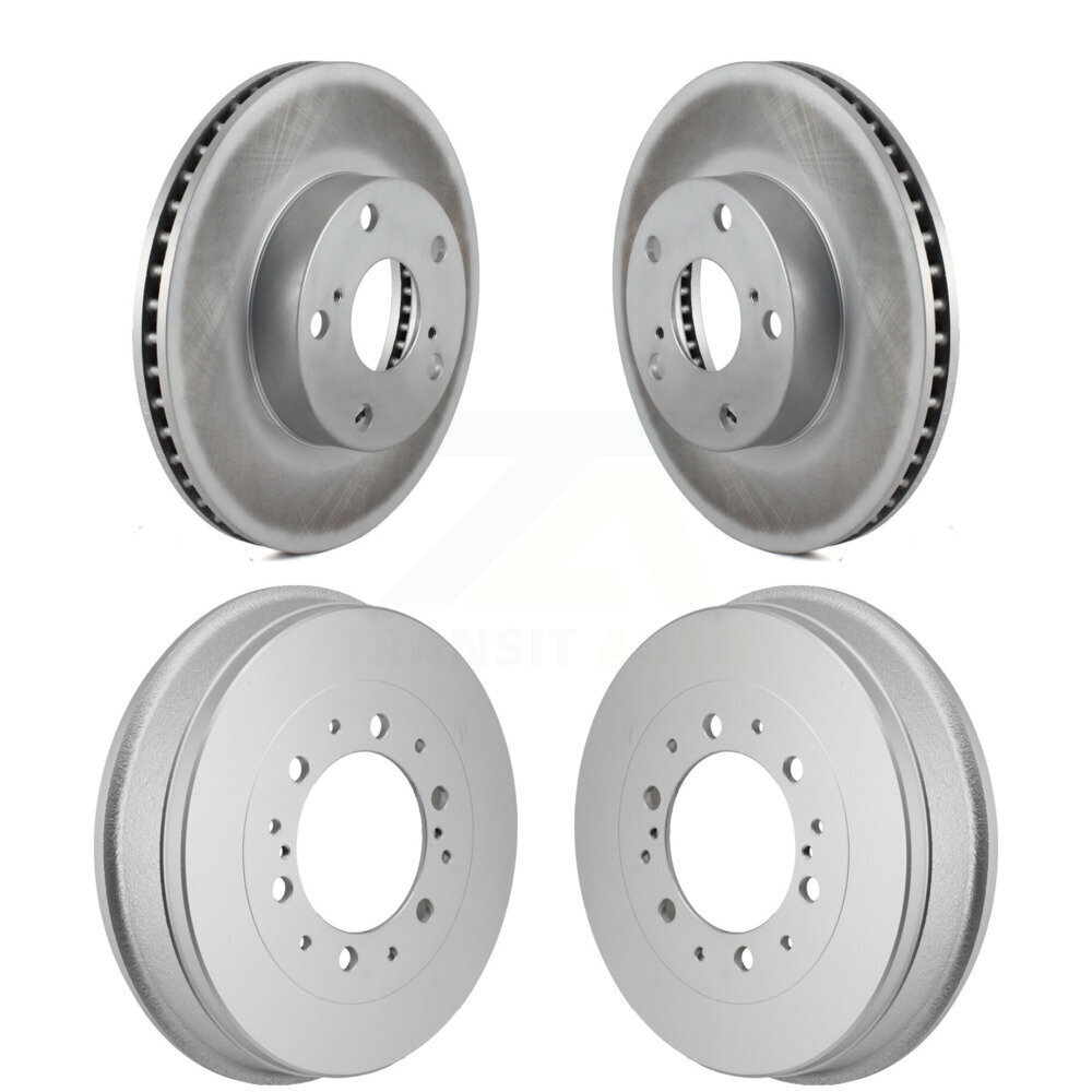 Front Rear Disc Brake Rotors Drums Kit For 2015 Toyota Tacoma 4WD With 5 Lug Wheels KG-102037