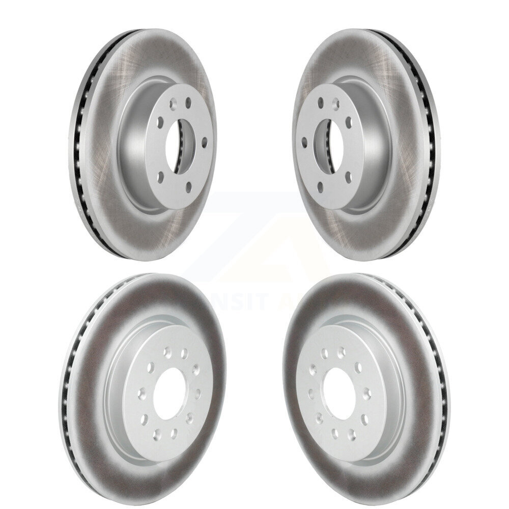 Front Rear Coat Brake Rotor Kit For 2020-2023 Cadillac CT4 With 300mm Diameter KG-102061