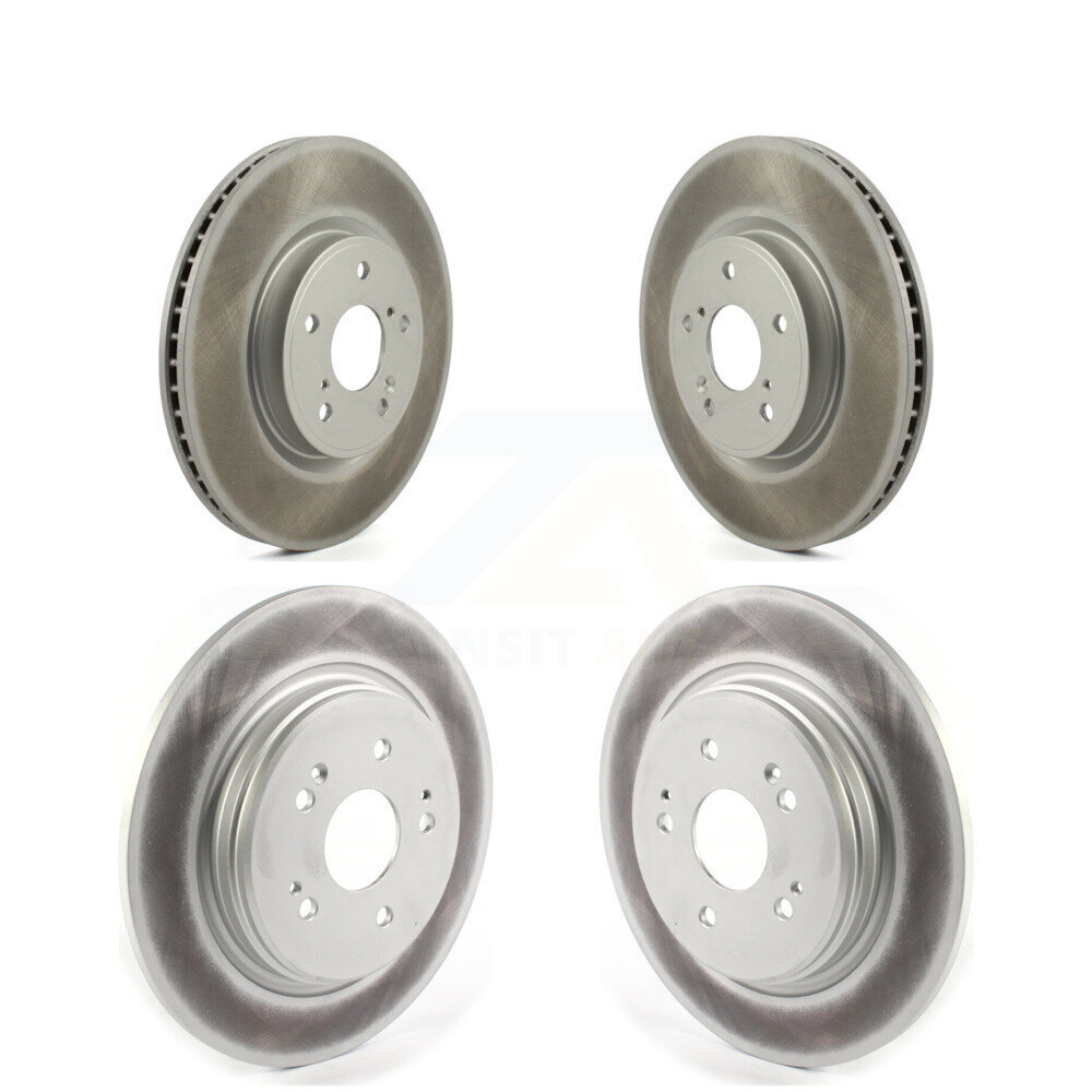Front Rear Coated Disc Brake Rotors Kit For 2023-2024 Honda HR-V KG-102068