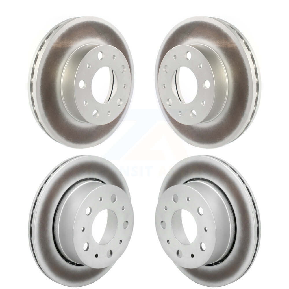 Front Rear Coated Disc Brake Rotors Kit For 2022-2023 Ram ProMaster 3500 2500 1500 KG-102070