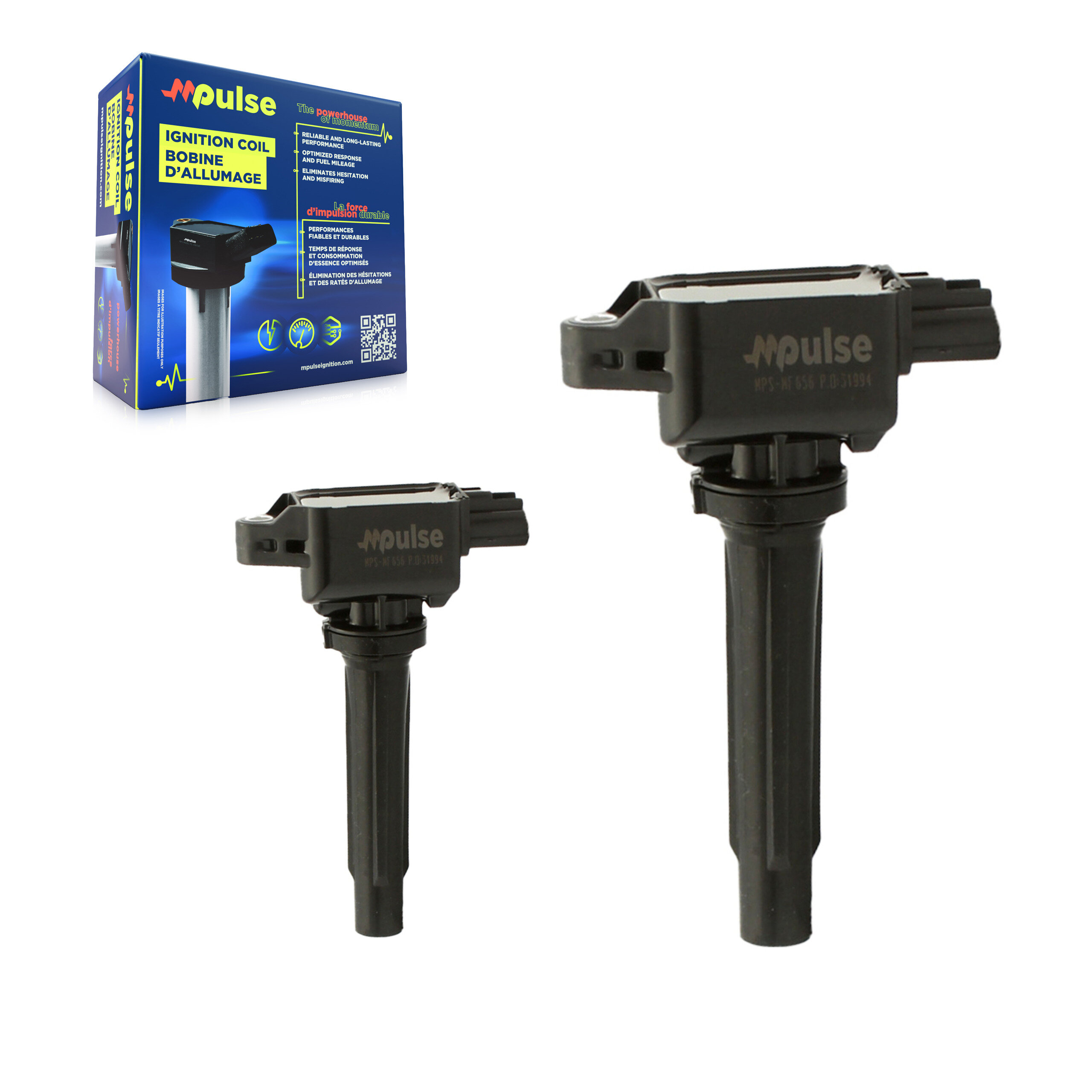 Ignition Coil (2 Pack) For Mazda 3 CX-5 CX-3 CX-9 6 Sport 5 MX-5 Miata KMP-100061