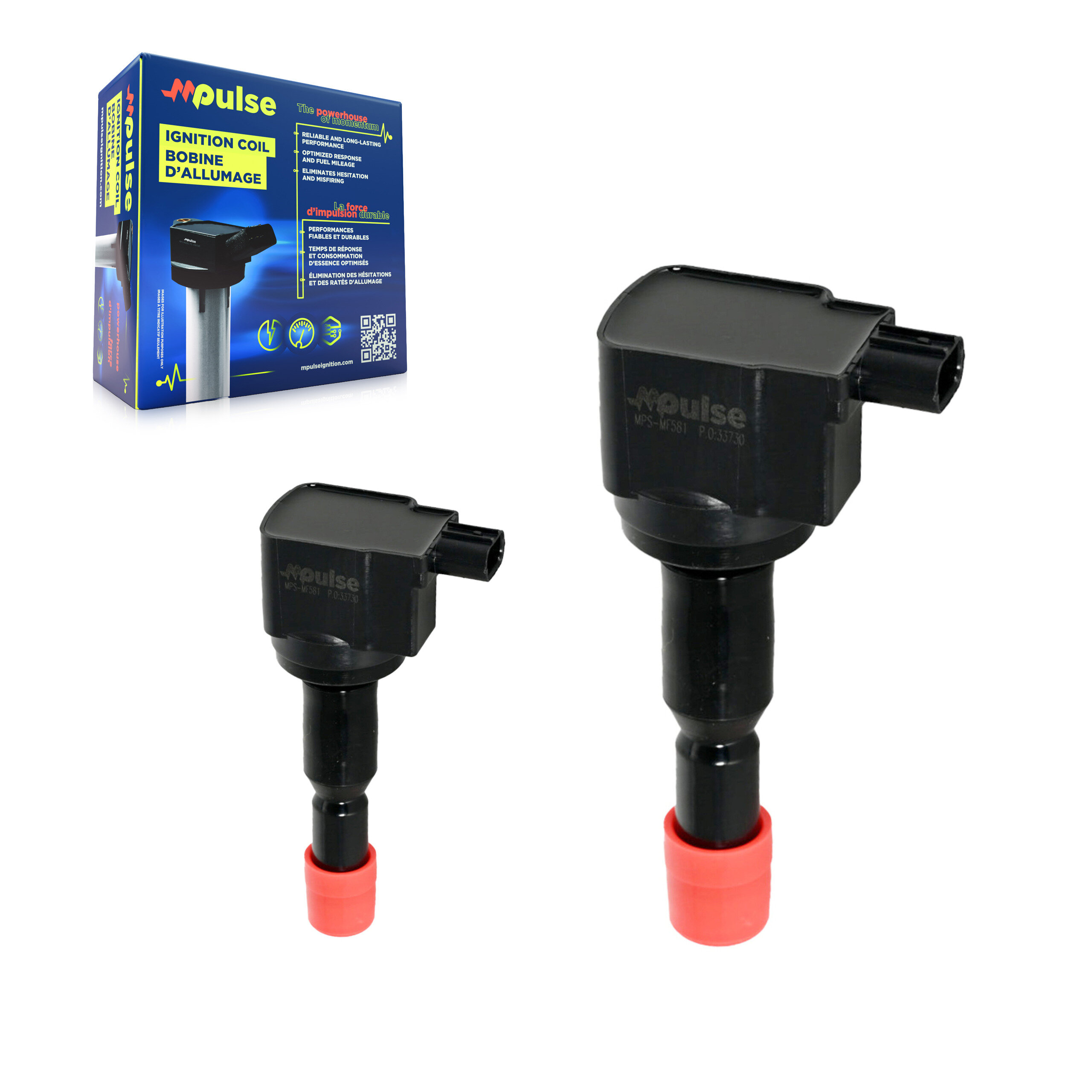 Ignition Coil (2 Pack) For 2006-2008 Honda Fit KMP-100124