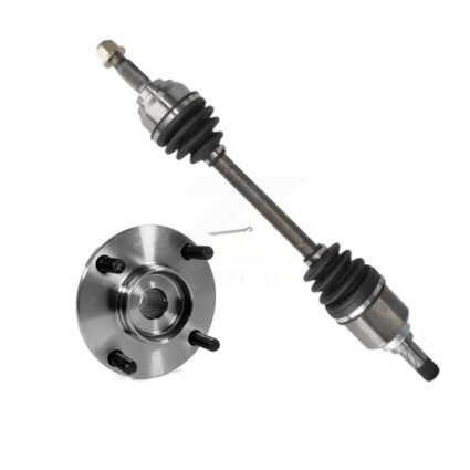Front Left CV Axle Drive Shaft And Wheel Hub Bearing Assembly Kit For Nissan Versa Cube KN7-100040