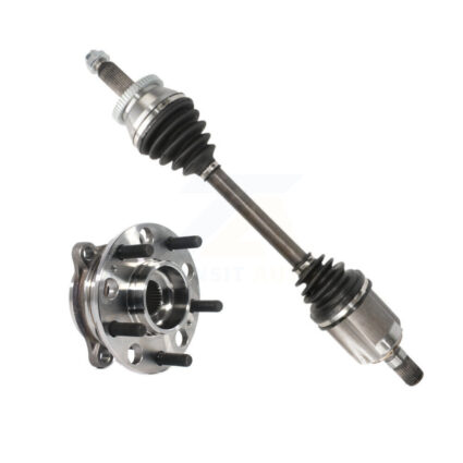 Front Left CV Axle Drive Shaft And Hub Bearing Assembly Kit For Hyundai Santa Fe XL 3.3L KN7-100058
