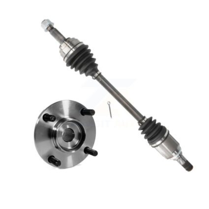Front Left CV Axle Drive Shaft And Hub Bearing Assembly Kit For Nissan Versa w o CVT KN7-100065