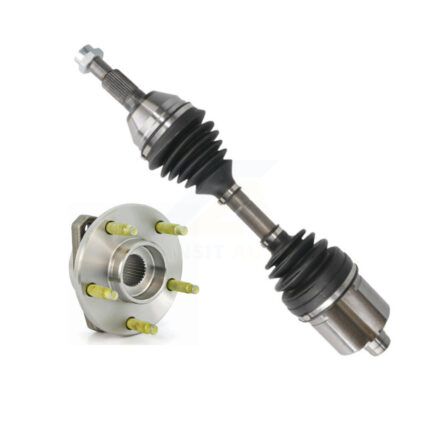 Front Left CV Axle Drive Shaft And Wheel Hub Bearing Kit For Chevrolet Malibu Pontiac G6 KN7-100073