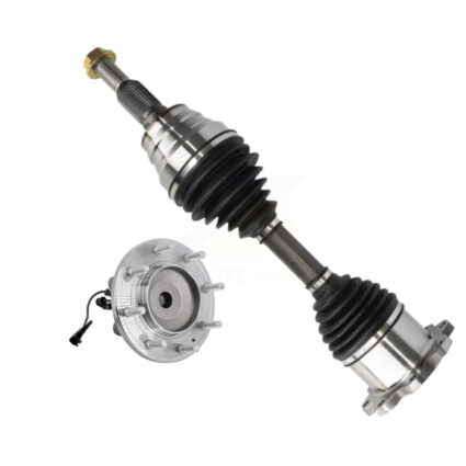 Front Left CV Axle Shaft And Bearing Kit For GMC Sierra 3500 HD Chevrolet Silverado RWD KN7-100091