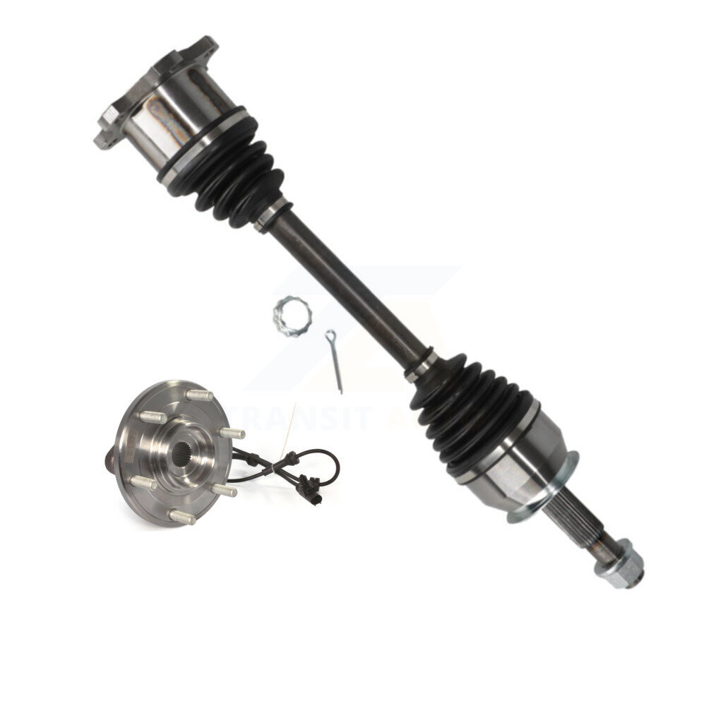Front Left CV Axle Drive Shaft And Hub Bearing Assembly Kit For Nissan TITAN Armada 4WD KN7-100129