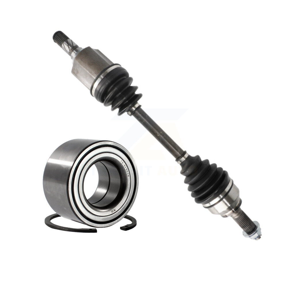 Front Left CV Axle Drive Shaft Complete Assembly And Wheel Bearing Kit For Mazda 3 KN7-100179