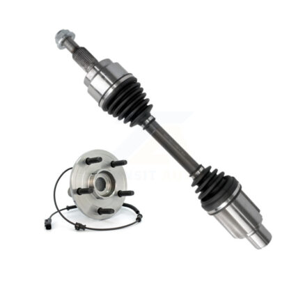 Front Right CV Axle Drive Shaft And Wheel Hub Bearing Assembly Kit For Ram 1500 Dodge 4WD KN7-100265