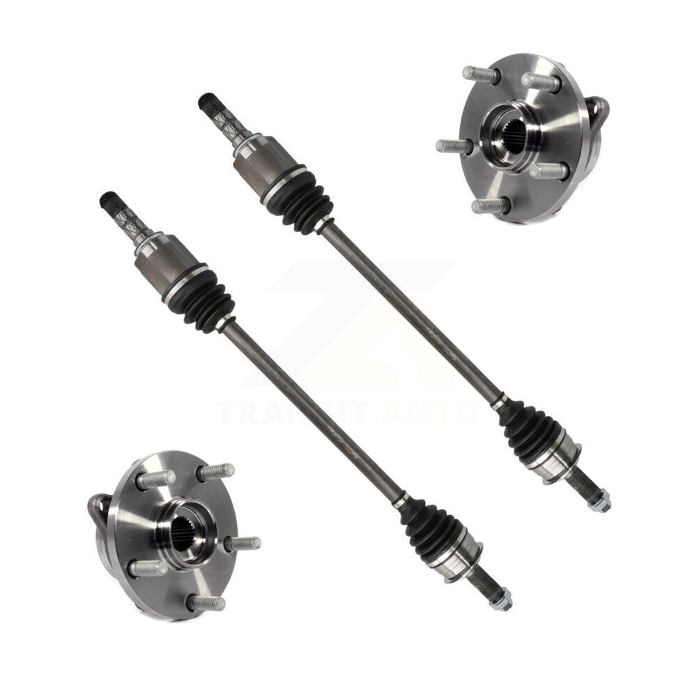 Front CV Axle Drive Shaft And Complete Hub Bearing Assembly Kit For Subaru Outback Legacy KN7-100473