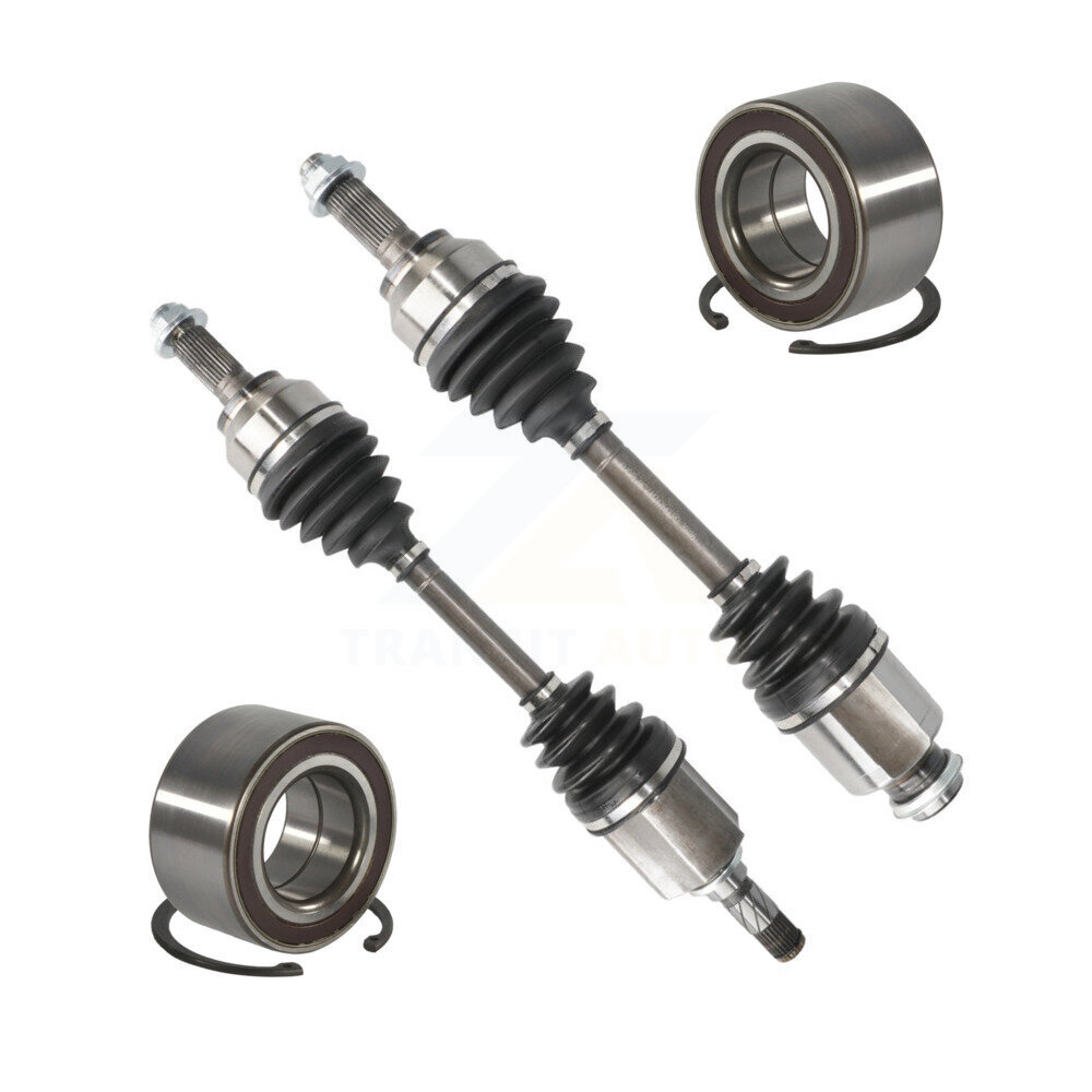 Front CV Axle Drive Shaft Assembly And Bearing Kit For 2006-2009 Mazda 3 Primary Design KN7-100535