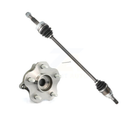 Rear Left CV Axle Drive Shaft And Hub Bearing Assembly Kit For 2008-2013 Nissan Rogue AWD KN7-100690