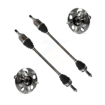 Rear CV Axle Drive Shaft And Wheel Hub Bearing Assembly Kit For 2013-2016 Honda CR-V AWD KN7-100706