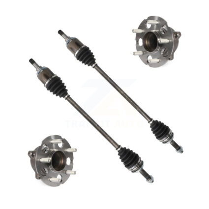 Rear CV Axle Drive Shaft And Wheel Hub Bearing Assembly Kit For 2015-2016 Honda CR-V FWD KN7-100707