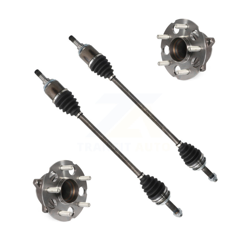 Rear CV Axle Drive Shaft And Wheel Hub Bearing Assembly Kit For 2015-2016 Honda CR-V FWD KN7-100707