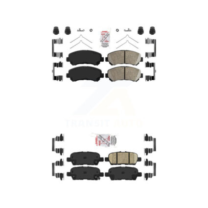 Front Rear Ceramic Disc Brake Pads Kit For Nissan Maxima Juke KNF-100042