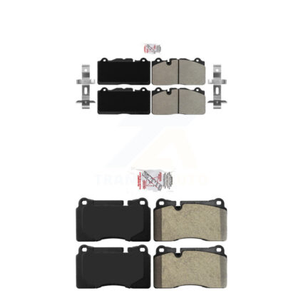 Front Rear Semi-Metallic Disc Brake Pads Kit For Chevrolet Corvette Camaro KNF-100052