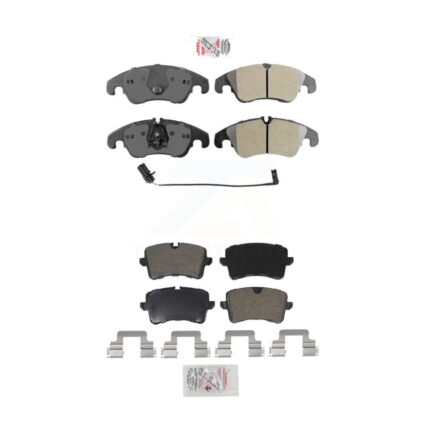 Front Rear Semi-Metallic Disc Brake Pads Kit For Audi A6 Quattro A7 KNF-100140