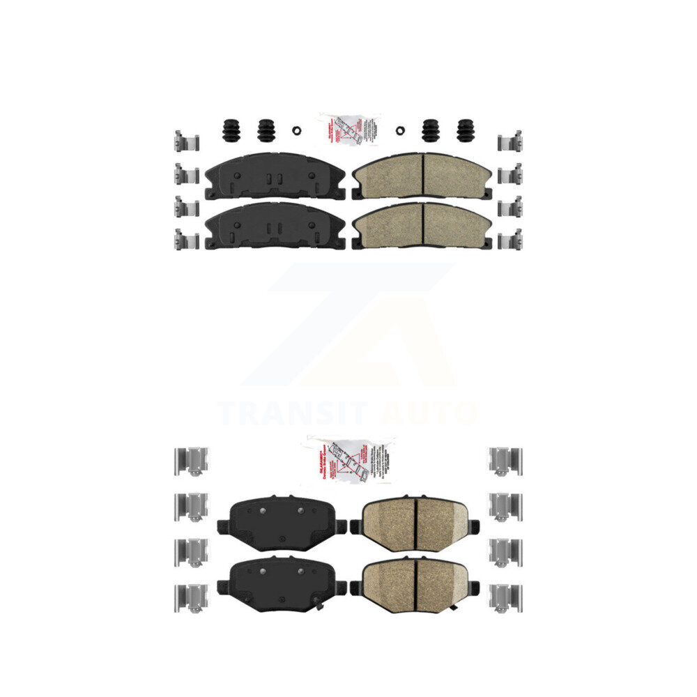 Front Rear Ceramic Disc Brake Pads Kit For Ford Explorer Flex Taurus Police Interceptor KNF-100150