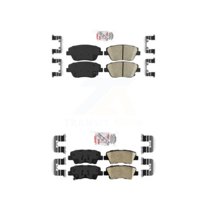 Front Rear Ceramic Disc Brake Pads Kit For Kia Optima With Electric Parking KNF-100171