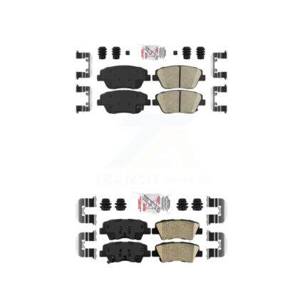 Front Rear Ceramic Disc Brake Pads Kit For Kia Optima With Electric Parking KNF-100173