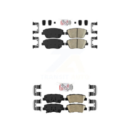Front Rear Ceramic Disc Brake Pads Kit For Kia Optima With Electric Parking KNF-100176