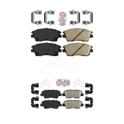 Front Rear Ceramic Disc Brake Pads Kit For Hyundai Tucson Kia Sportage KNF-100187