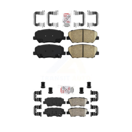 Front Rear Ceramic Disc Brake Pads Kit For Kia Optima 2.0L KNF-100189