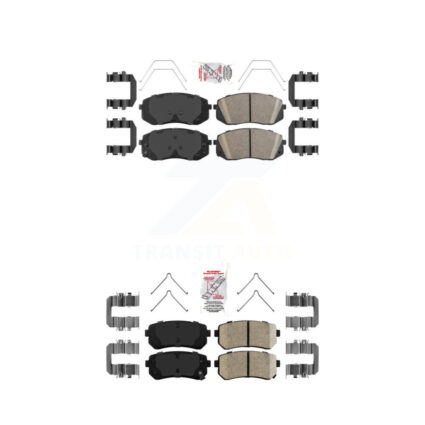 Front Rear Ceramic Disc Brake Pads Kit For Kia Optima With Manual Parking KNF-100193