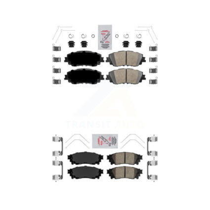 Front Rear Ceramic Disc Brake Pads Kit For Toyota RAV4 Camry C-HR Corolla Cross Lexus KNF-100202