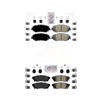 Front Rear Ceramic Disc Brake Pads Kit For Toyota RAV4 Camry C-HR Corolla Cross Lexus KNF-100204