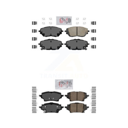 Front Rear Ceramic Disc Brake Pads Kit For Toyota C-HR KNF-100205