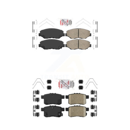 Front Rear Ceramic Disc Brake Pads Kit For Honda Accord KNF-100226