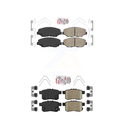 Front Rear Ceramic Disc Brake Pads Kit For Honda Accord KNF-100227