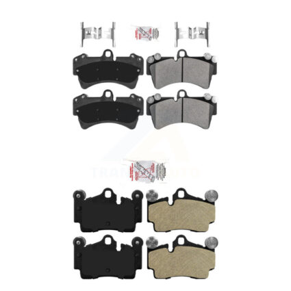 Front Rear Semi-Metallic Disc Brake Pads Kit For Audi Q7 Porsche Cayenne Volkswagen KNF-100228