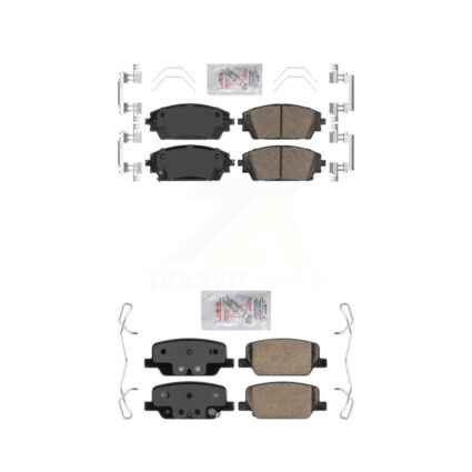 Front Rear Ceramic Disc Brake Pads Kit For Mazda 3 Sport KNF-100230