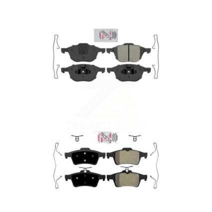 Front Rear Semi-Metallic Disc Brake Pads Kit For Ford Mazda 3 Escape Focus 5 EcoSport S40 KNF-100267