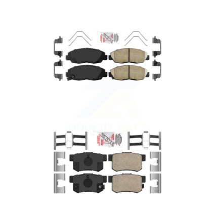 Front Rear Ceramic Disc Brake Pads Kit For Honda Civic KNF-100299