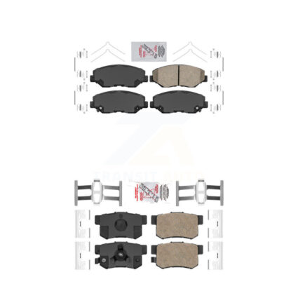 Front Rear Ceramic Disc Brake Pads Kit For Honda CR-V KNF-100312